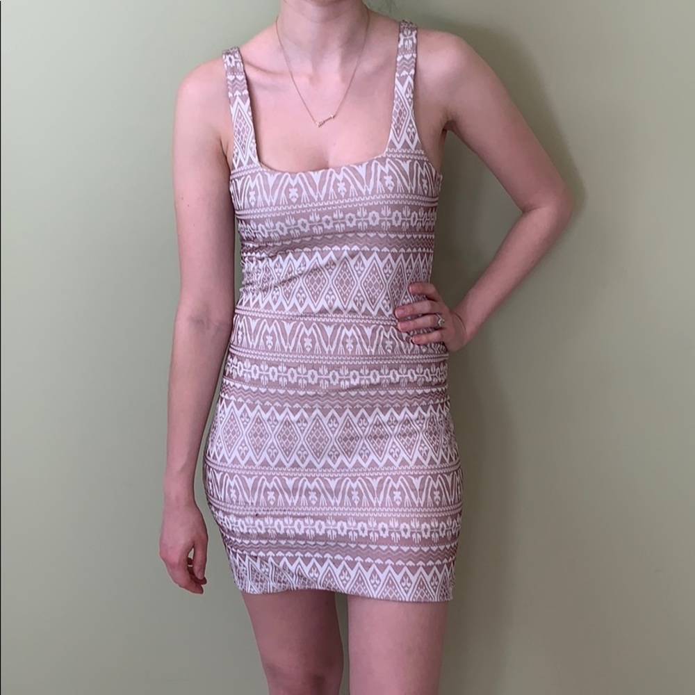 Free People Tribal Print Bodycon